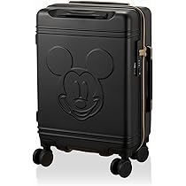 ディズニー スーツケース S ミッキー　鍵1個付き ディズニー ミッキー スーツケース(S) ジッパータイプ (スケッチ