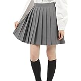 Eiza プリーツスカート 無地 学生 制服 車ヒダ スクールユニフォーム 女子高生 中学 e210