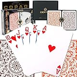 Copag Poker Size Regular Index - Orange and Brown Setup Playing Cards (Multi) [並行輸入品]