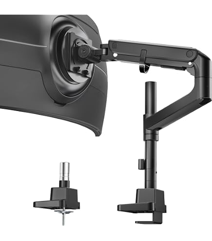 Amazon.co.jp: monTEK モニターアーム Pro 無重力 17〜57インチ対応 耐