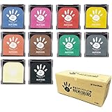 手形スタンプパッド パームカラーズ PALM COLORS 10色セット シヤチハタ シャチハタ