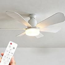 Amazon.co.jp : 【節電・目に優しい】TENKOO&YOU シーリングファン
