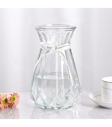Amazon.co.jp: ボヘミア ガラス フラワーベース 花瓶 金彩 硝子