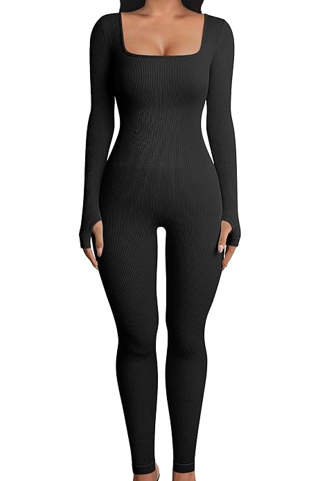 Long Sleeve Romper Women's Rompers Amazon One Piece SUUKSESS