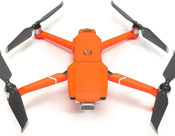 WRAPGRADE POLY for DJI Mavic 2 スキン シール 本体用 (ネオンオレンジ) - 1