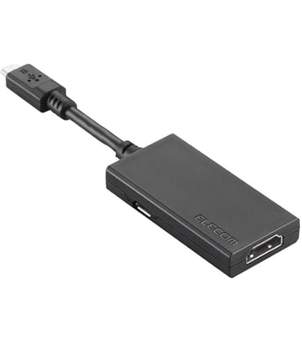 Amazon.co.jp: ELECOM MHL3.0ケーブル 1.0m ブラック MPA-MHL3C10BK