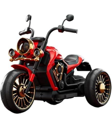 Amazon.co.jp: JICOMUS 子供用電動カー ミニバイク 充電式電動三輪車