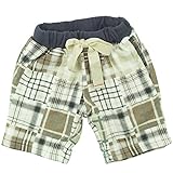 OFFICIAL TEAM(オフィシャル チーム) 40/10ミニ裏毛パッチワークPt5分丈パンツ 80cm /BROWN NO.OT-15SS-505