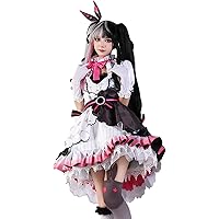 夜見れな コスプレ ウィッグ 衣装 小物 セット Amazon.co.jp: LAOBAO コスプレ ウィッグ 夜見れな よるみれな