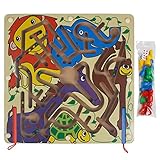 Andux Space 迷路 幼児 パズル 磁気 迷路ゲーム CXMG-01 (農場)