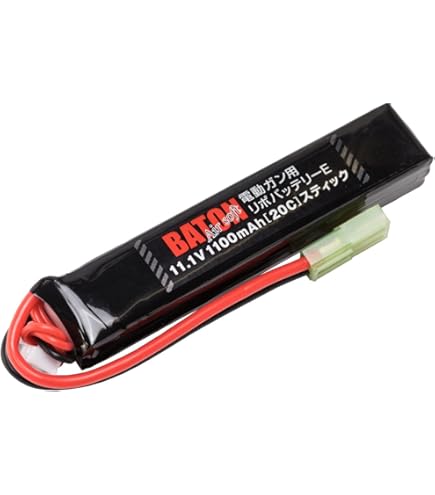 Amazon.co.jp: [ BATON ] 電動ガン用リポバッテリー 11.1v