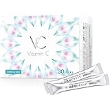 高濃度 ビタミンC 3000mg イギリス産 含有率96% サプリメント 粉末 スティック VC(ブイシー) 30包 (1箱)