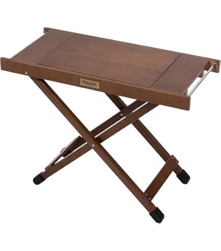 Hilander アウトドアテーブル ダークブラウン シェフテーブルEX ブナ素材 アウトドアテーブル ダークブラウン