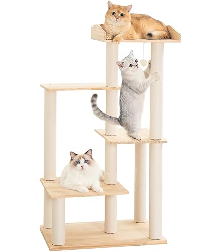 Amazon | YARUOMY ゴシックキャットツリー 47インチ ブラックキャット