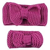 ヘアアクセサリー ベビー ヘアバンド ヘッドバンド 写真撮影 小道具 髪飾り 結婚式/お誕生日/出産祝い/お宮参り用 赤ちゃん 飾り 赤ちゃん 記念写真 親子 手作り 毛糸 編み 蝶結び ピンク