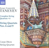 TANEYEV/ COMPLETE STRING QUARTETS