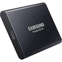 Samsung Portable SSD T5 黒 (1TB) Amazon.com: Samsung T5 1Tb Portable Solid State Drive (Black