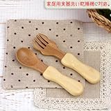 ≪食洗機対応≫[agney*(アグニー）]天然竹製　子供用　アグニースプーン＆フォークセット