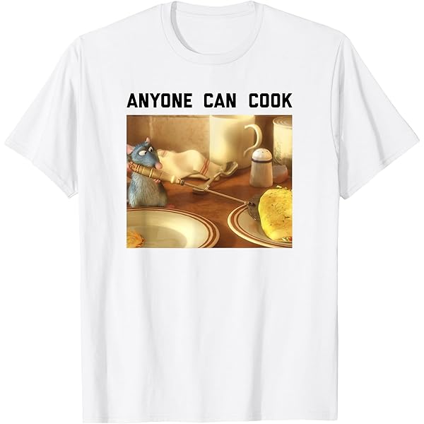 人気☆ディズニー レミーのおいしいレストラン ビッグプリント Tシャツ L Disney PIXAR ディズニー ピクサー RATATOUILLE レミーの