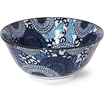 新品2枚セット　美濃焼 　紺青　20.5cmクープ  大輪菊 61p2SrZwyDL._AC_UL210_SR210,