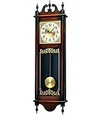 Amazon.co.jp: リズム(RHYTHM) 柱 掛け時計 電波 アナログ ペデルセンR