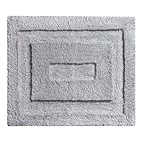(Accent Rug) - InterDesign Microfiber Spa Bathroom Accent Rug, 21" x 17", Grey