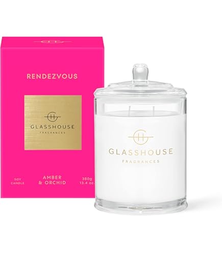 グラスハウス GLASSHOUSE アロマキャンドル大　ロスト イン アマルフィ Amazon.co.jp: Glasshouse フレグランス ロストインアマルフィ