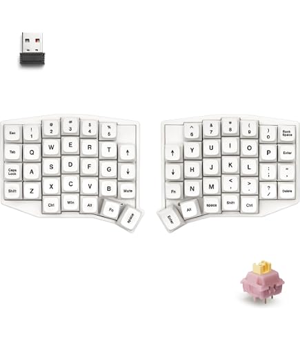 Amazon | Kinesis Freestyle2 Ergonomic Keyboard w/ VIP3 Lifters for