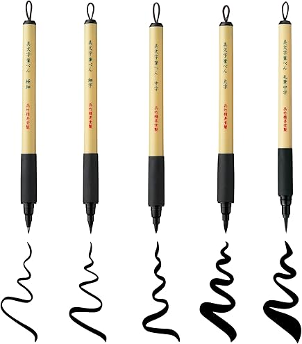 Kuretake MANNEN MOUHITSU (No.13) Hervulbare fude borstel marker pennen