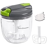 Manual food processor, Manual Chopper,900 ml garlic chopper, manual onion, tomato, pepper vegetable chopper