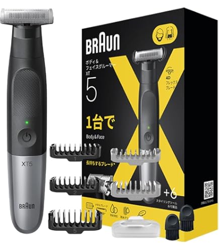 Amazon | ブラウン ボディ&フェイスグルーマー PRO X XT5000 ボディ