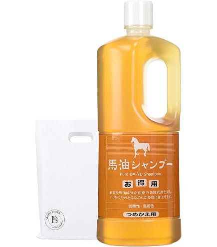 Amazon | アズマ商事 馬油シャンプー 詰め替え 1000ml×2本 | 旅美人