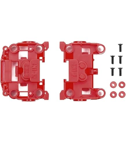 Amazon | タミヤ GP.411 N-04・T-04 強化ユニット (レッド) (グレード