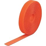 TRUSCO(トラスコ) マジック結束テープ 両面 オレンジ 40mm×25m MKT-40250-OR
