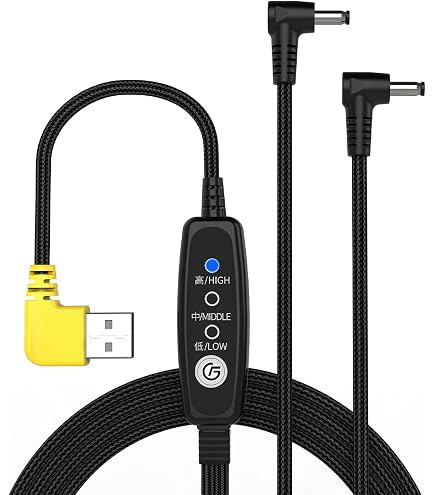 Amazon.co.jp: EsiFare 空調服 ケーブル ケーブルのみ 3段階風力調整