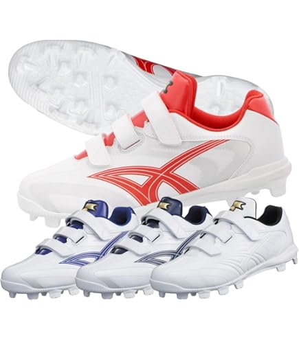 Amazon | 【縫いP加工不可】野球 スパイク SSK 白 マジックテープ