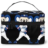 ドアラ 中日ドラゴンズ 化粧品収納ポーチ 大容量 化粧ポーチ メイクボックス コスメポーチ コスメ収納バッグ 収納力 メイクブラシ入れ 仕切り付き 旅行用 工具箱 収納ケー 持ち運び 男女無論