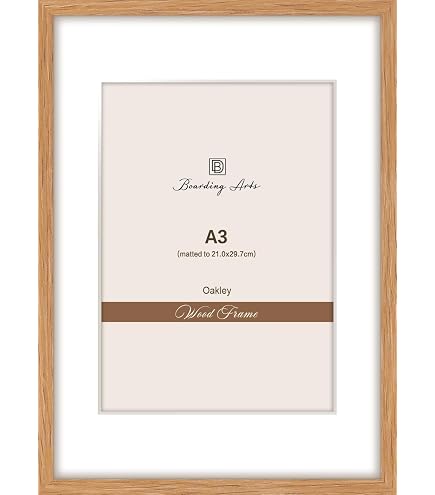 A3 White Wooden Picture Frame 11.7x16.5 Inch – With Shatterproof Acrylic Glass For Photos & Art