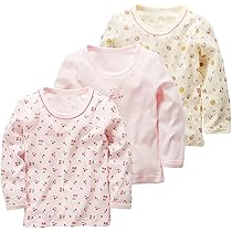 Amazon | [Aduni] インナーシャツ 肌着 キッズ 子供 女の子 長袖シャツ 
