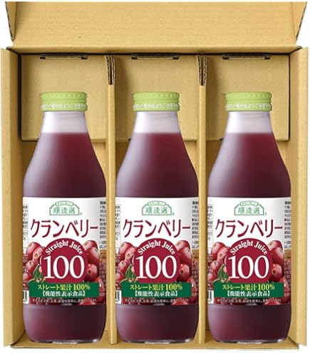 Amazon.co.jp: 順造選 機能性表示 クランベリー100 500ml×3本入り