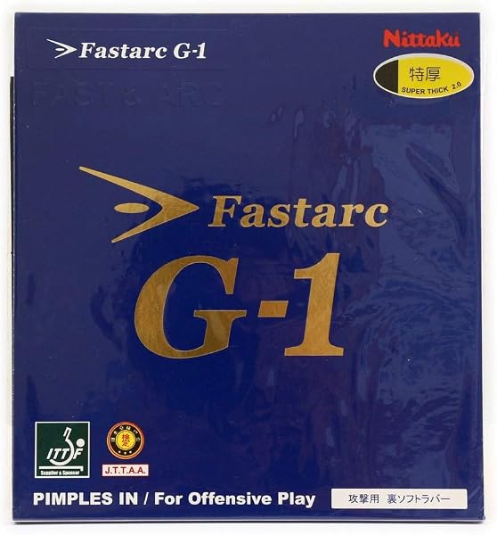 ニッタク(Nittaku) 卓球 ラバー ファスタークG-1 裏ソフト テンション NR8702 - 1