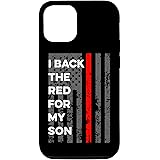 Amazon Galaxy S8 消防士 息子 名言 Back The Red Flag Parent Support スマホケース 家電 カメラ オンライン通販