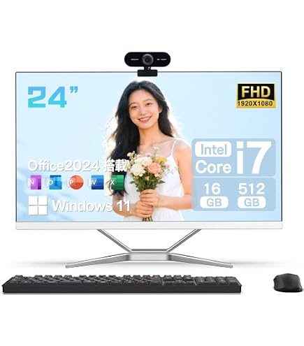 Amazon.co.jp: HP デスクトップ All-in-One 24-ck インテル Core i7