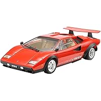 タミヤ スケール特別企画 1/24 ランボルギーニ カウンタック LP500S クリヤーコートレッドボディ 白箱 25192