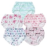 西松屋 EFD 5枚組ショーツ（ちょうちょ・リボン）【100cm・110cm・120cm・130cm・140cm】 キッズ 女の子 130