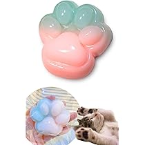 肉球もちもちです。 Amazon | AZ-FRONT 肉球スクイーズ ふわふわ触感 癒しグッズ 猫