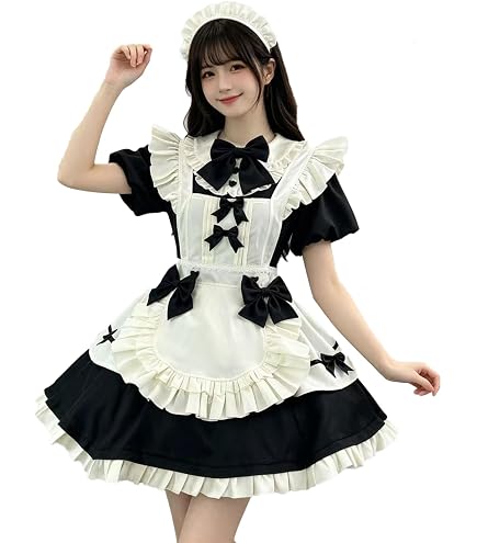 Amazon.co.jp: [WBLLGG] 不思議の国のアリス 風 メイド服 衣装セット