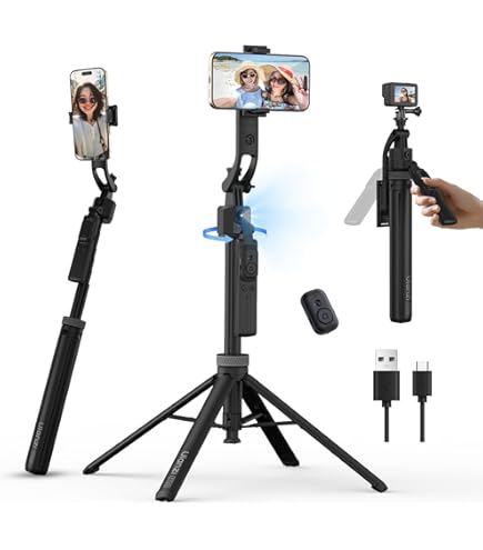 Amazon.co.jp: JJ02 伸縮可能なグリップ付きスマートフォン用三脚