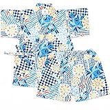 (ファンファン) FUN fun 甚平 ベビー 男の子 子供 トンボ アイボリー 80