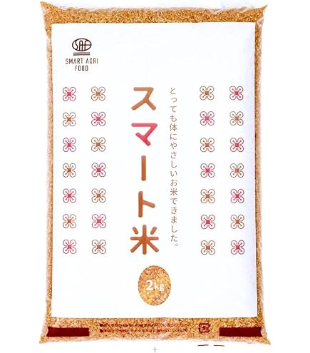 Amazon.co.jp: スマート米 玄米 無洗米 5kg 青森県産 まっしぐら | 令
